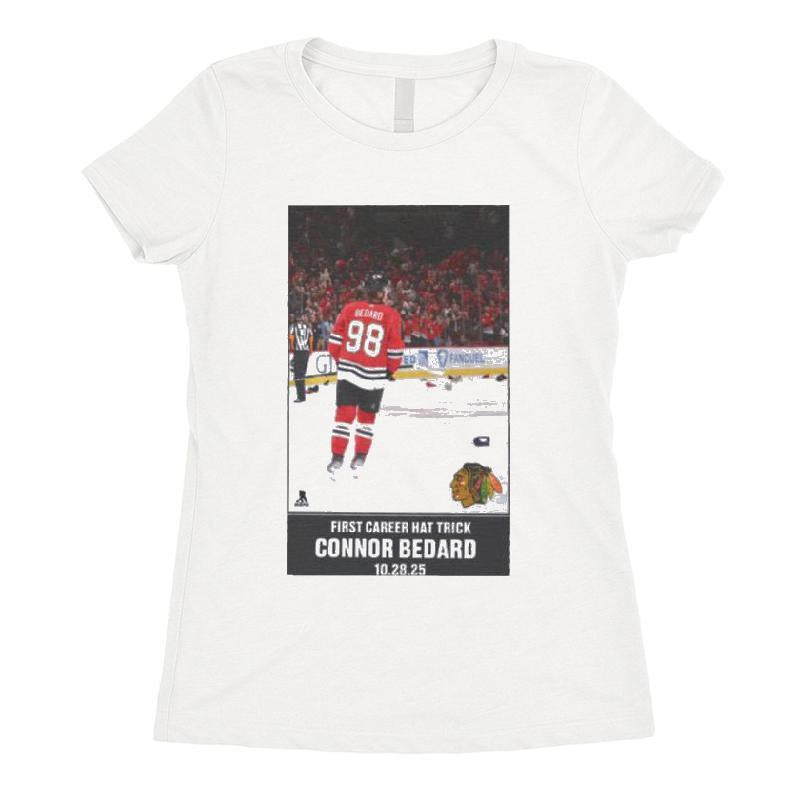Connor Bedard Chicago Blackhawks Legacy Milestone Shirt