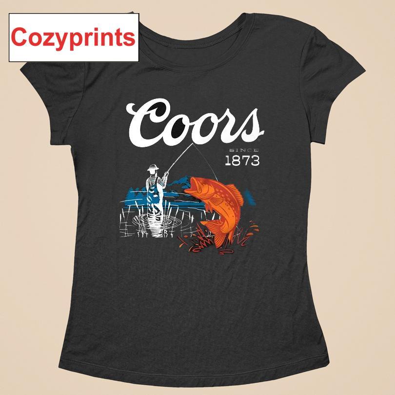 Coors Since 1873 Bass Fishing T-Shirt