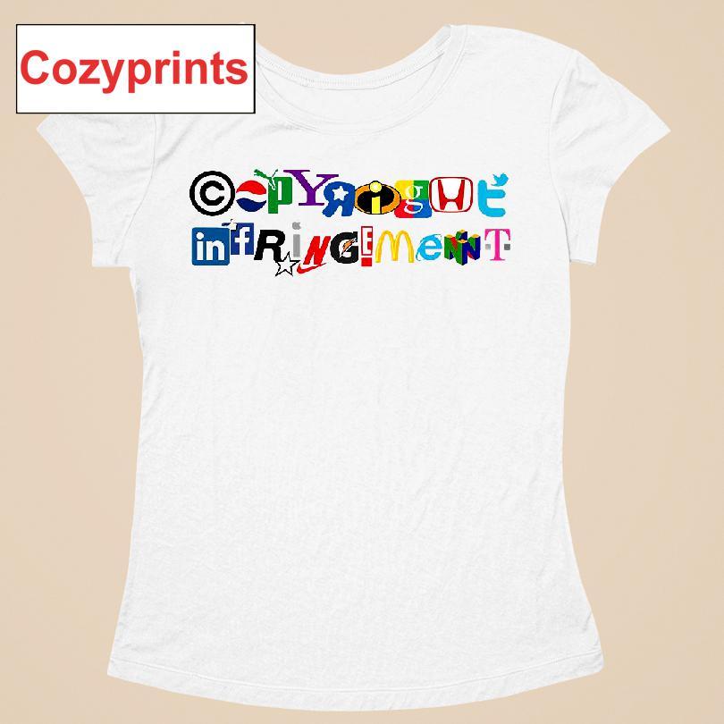 Copyright Infringement Art T-shirt