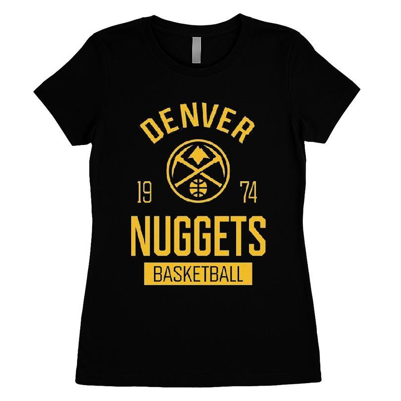 Denver Nuggets Basketball 1974 Logo T-shirt