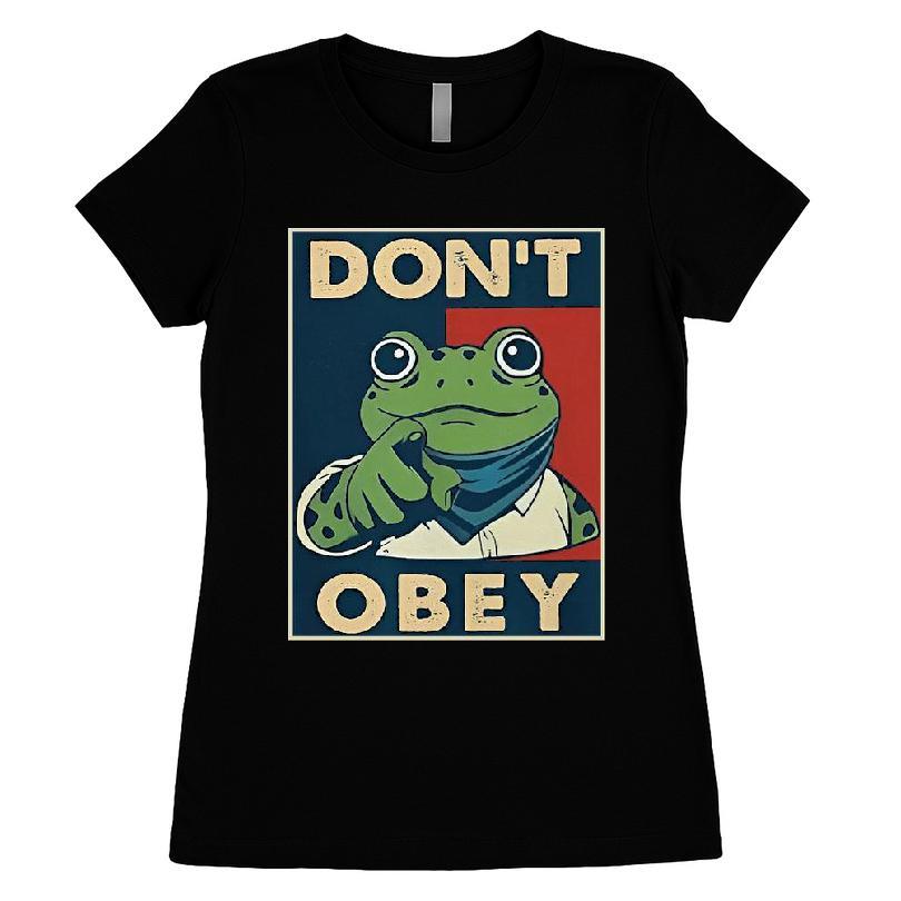 Don't Obey Frog T-shirt