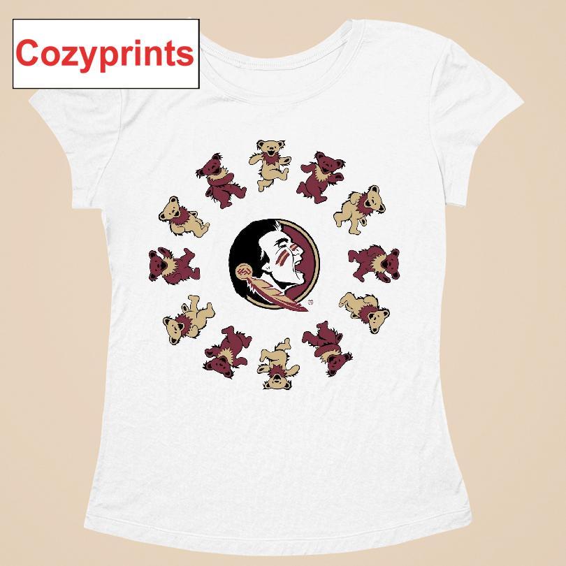 Florida State X Grateful Dead Circle Bears T-shirt