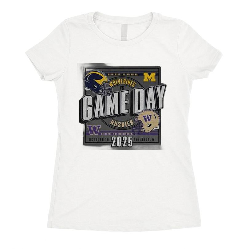 Gameday Michigan Wolverines Vs Washington Huskies T-shirt