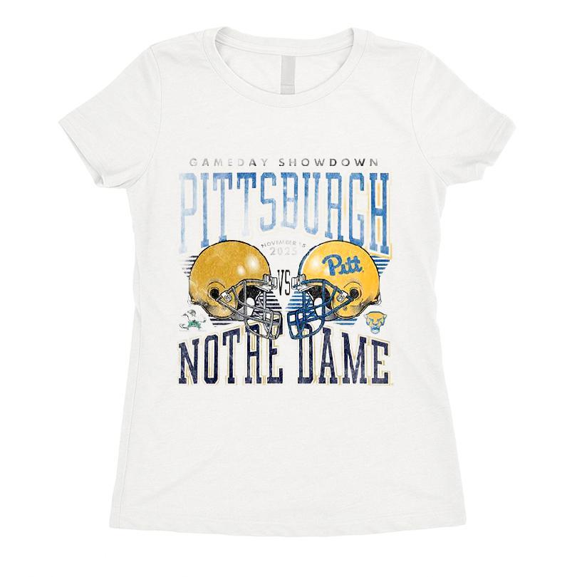 Gameday Showdown Pitt Panthers Vs Notre Dame Fighting Irish T-shirt