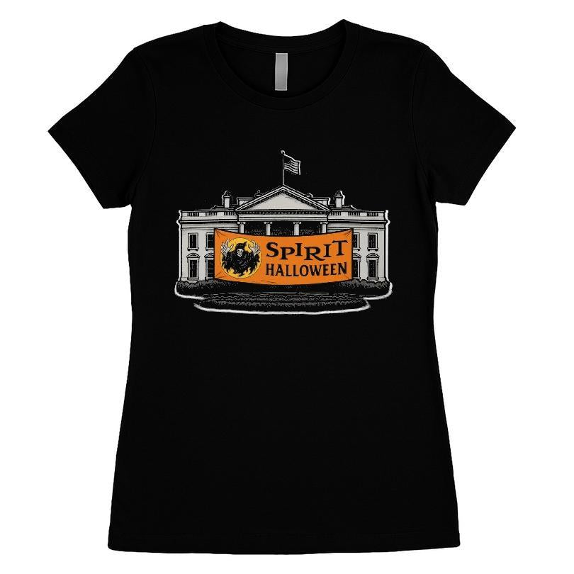 Government Shutdown White House Spirit Halloween Parody T-shirt