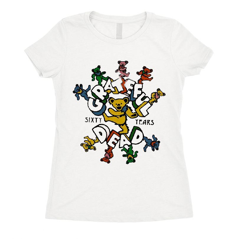 Grateful Dead 60th Anniversary Steal Your Face T-shirt