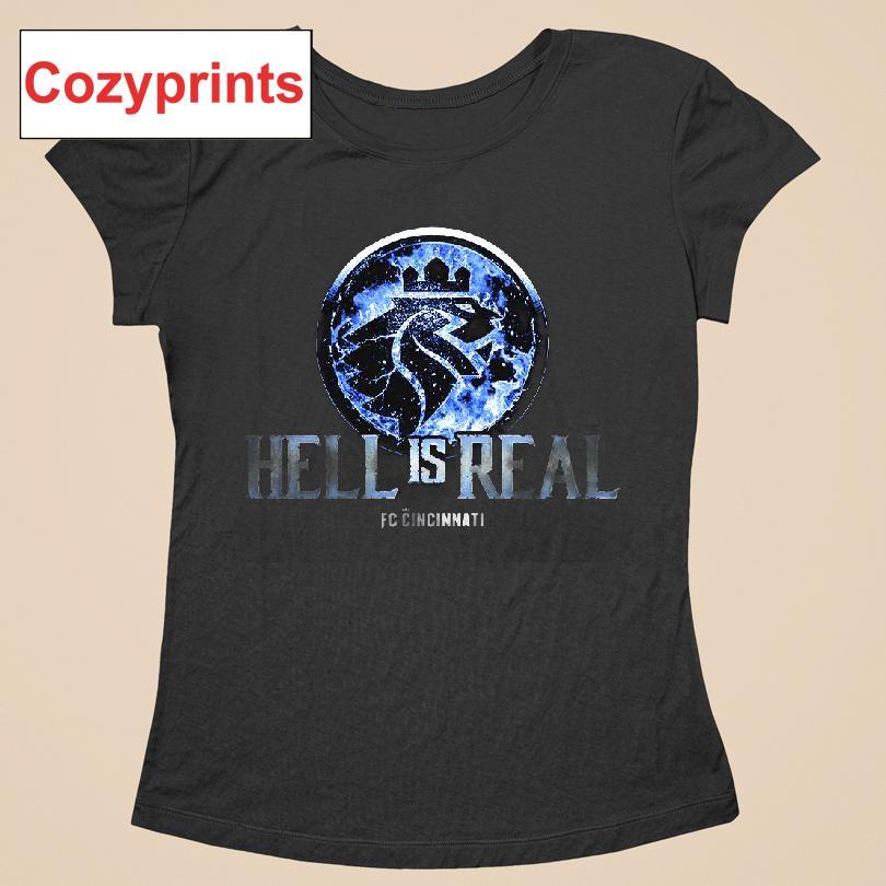 Hell Is Real Kombat Ice Blue T-shirt