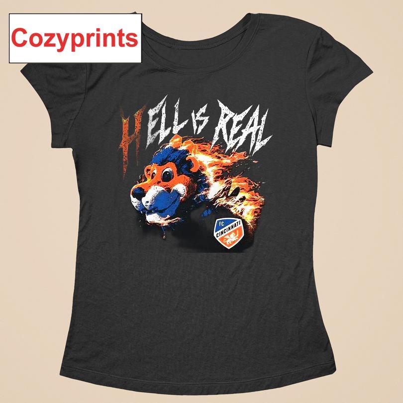 Hell Is Real Retro Flame T-shirt