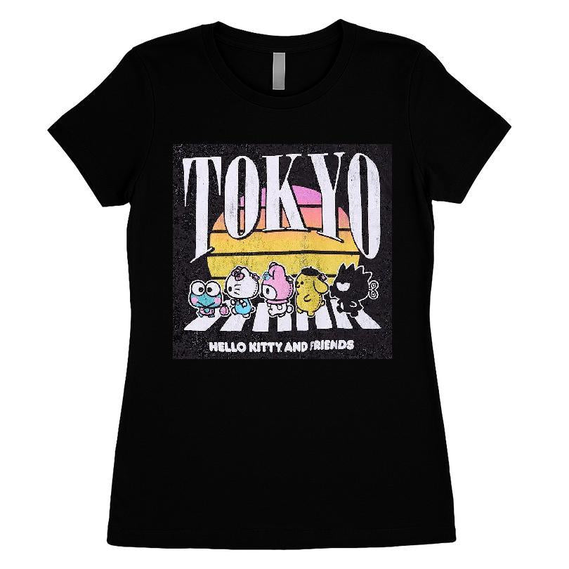 Hello Kitty And Friends Tokyo Street Dark Wash T-shirt