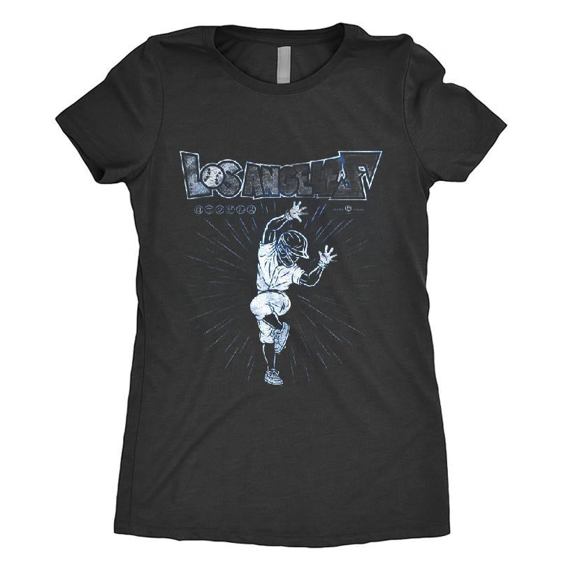 Hip Lock Los Angeles Baseball Celebration Dragon Ball Z Fusion Pose T-shirt