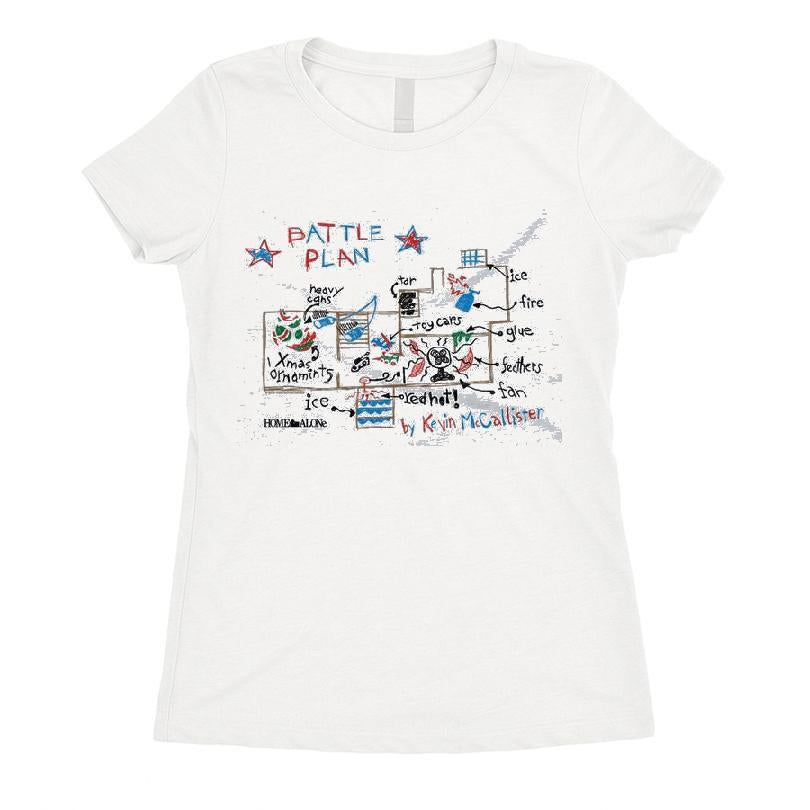 Home Alone Kevin's Battle Plan By Kevin Mccallister T-shirt