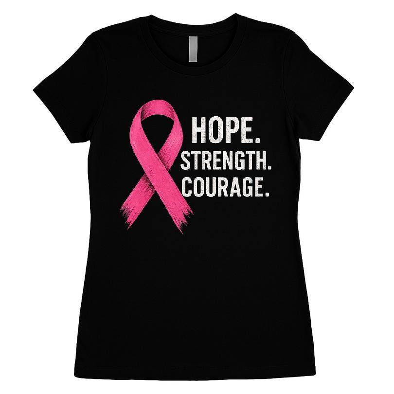Hope Strength Courage T-shirt