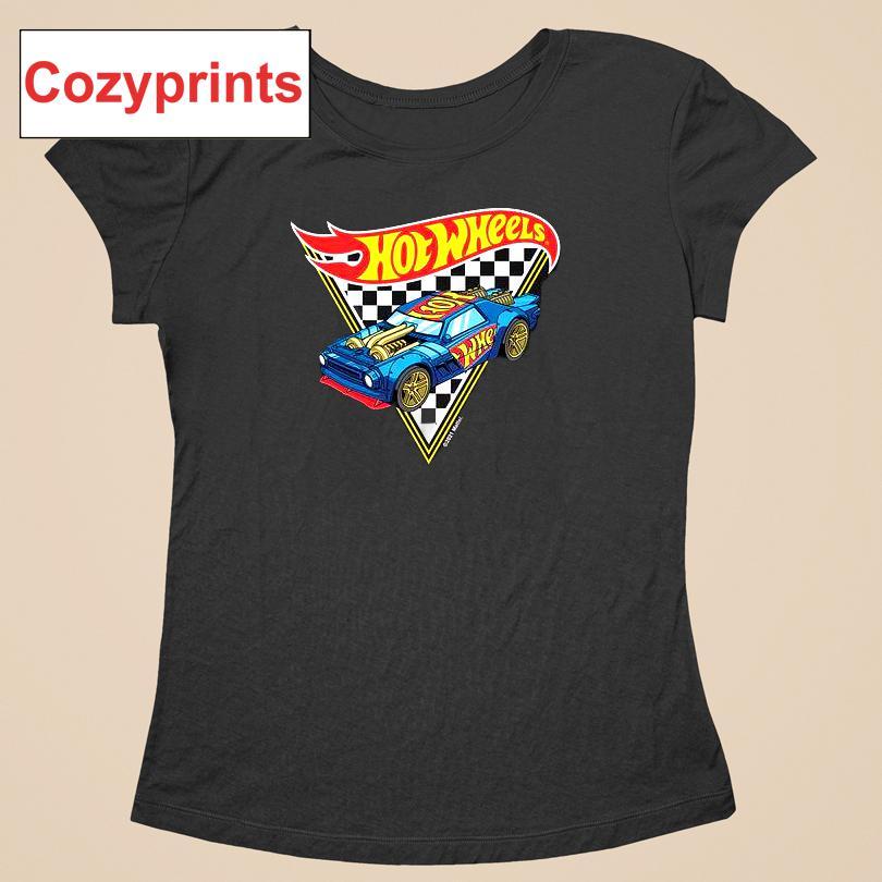 Hot Wheels Checkered Triangle Flag T-shirt
