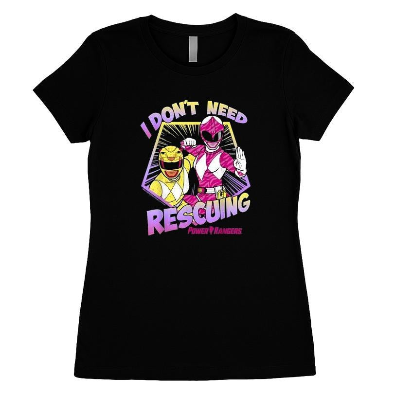 I Don't Need Rescuing Power Rangers Shirt