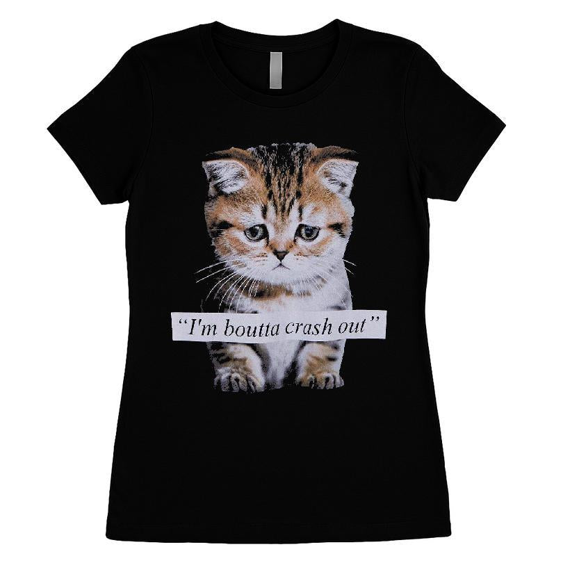 I'm Boutta Crash Out Cat T-shirt