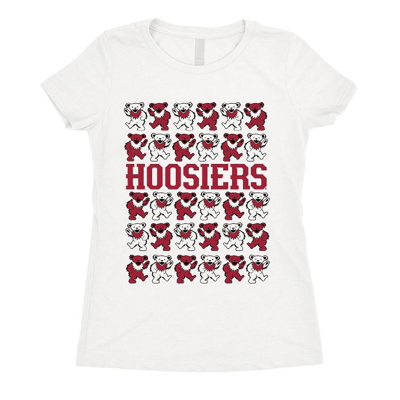 Indiana Hoosiers X Grateful Dead Stacked Bears T-shirt