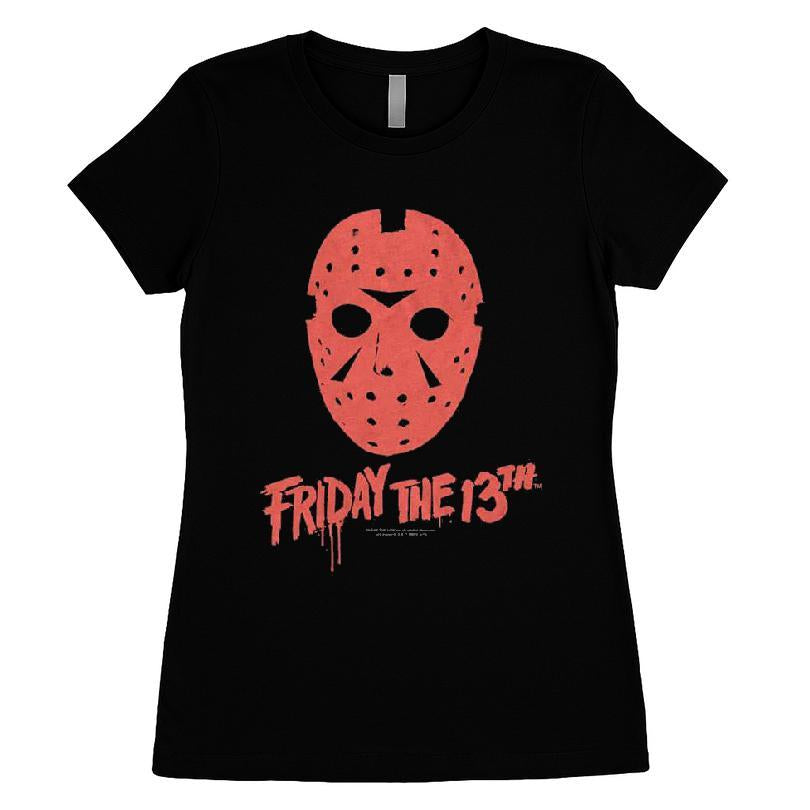 Jason Voorhees Red Mask Friday The 13th T-shirt