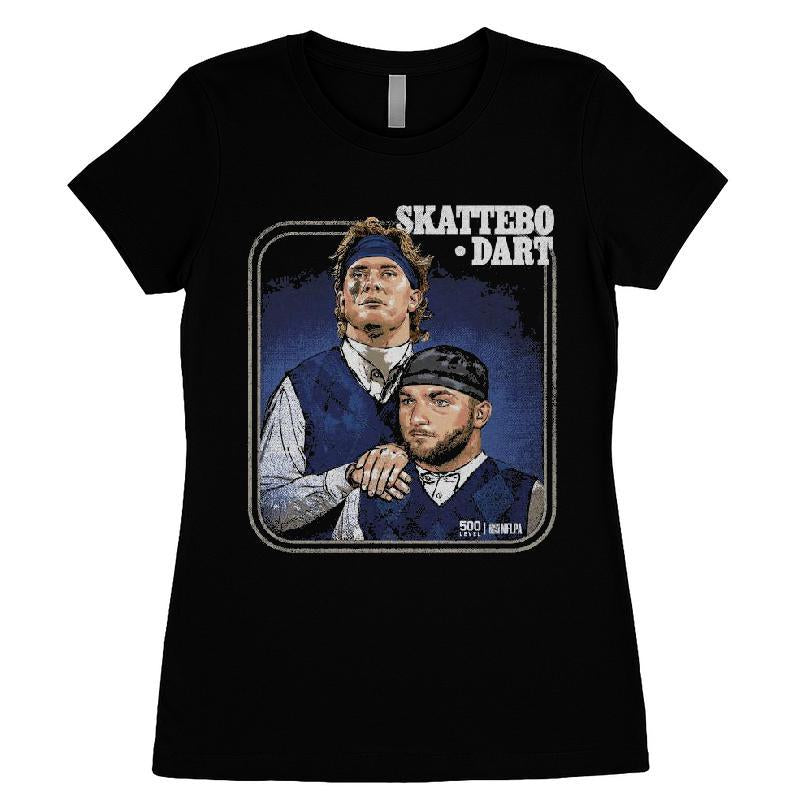 Jaxson Dart and Cam Skattebo New York Giants T-shirt
