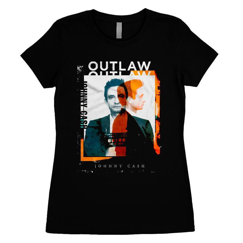 Johnny Cash Outlaw Photo T-shirt