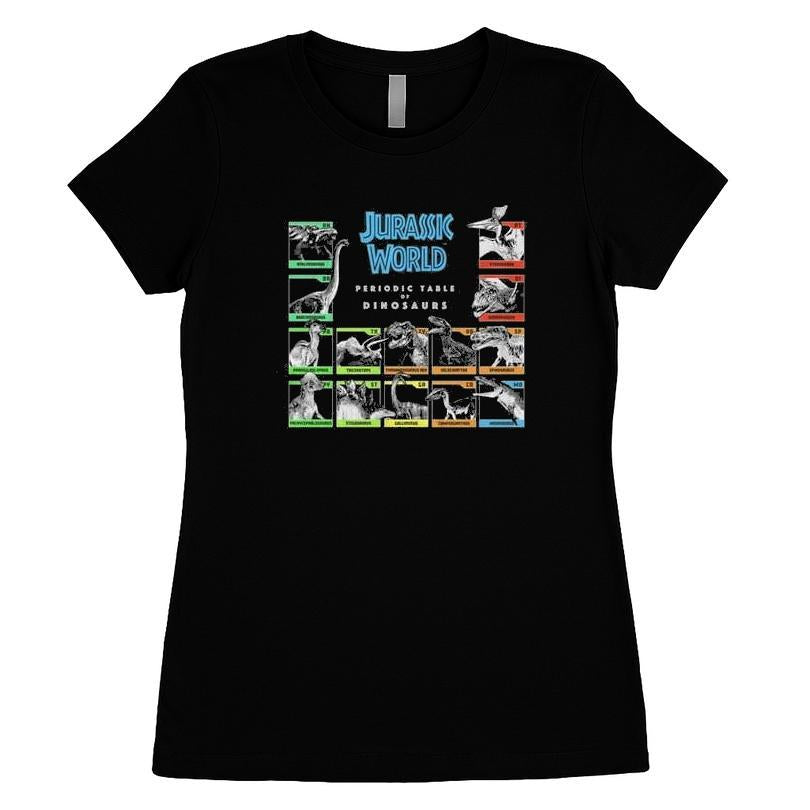 Jurassic World Periodic Table Of Dinosaurs Graphic T-shirt