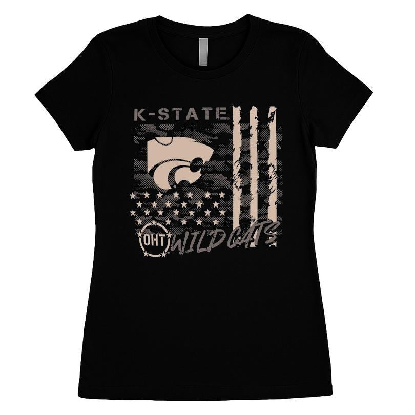 Kansas State Wildcats OHT Camo Overlay T-shirt
