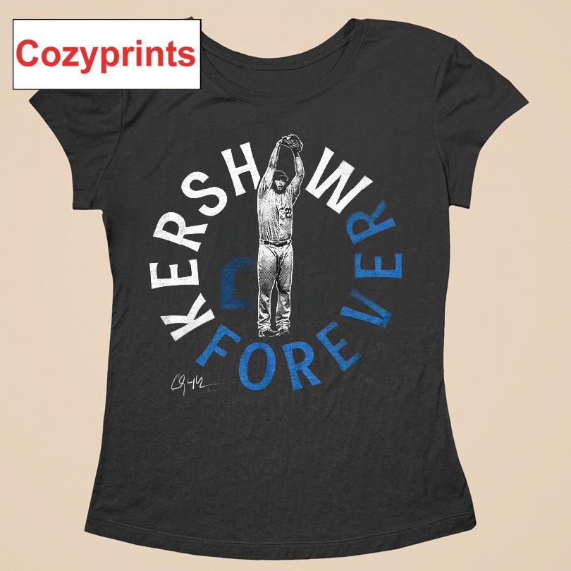 Kershaw Forever Los Angeles Baseball Mlbpa Rotowear T-shirt