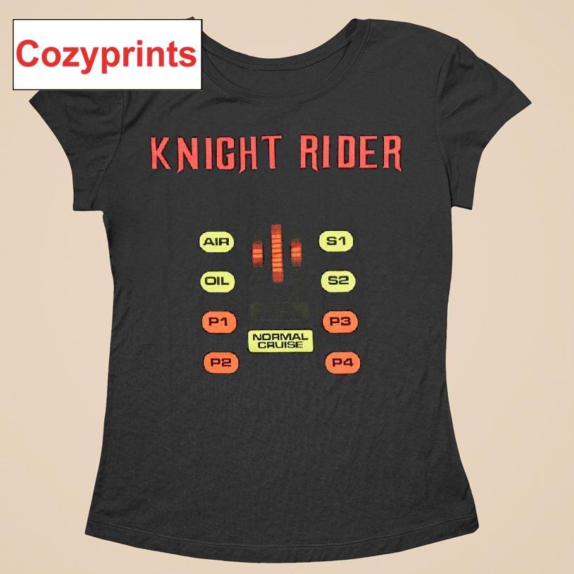 Knight Rider Cult Tv Kit Dashboard 80's T-shirt