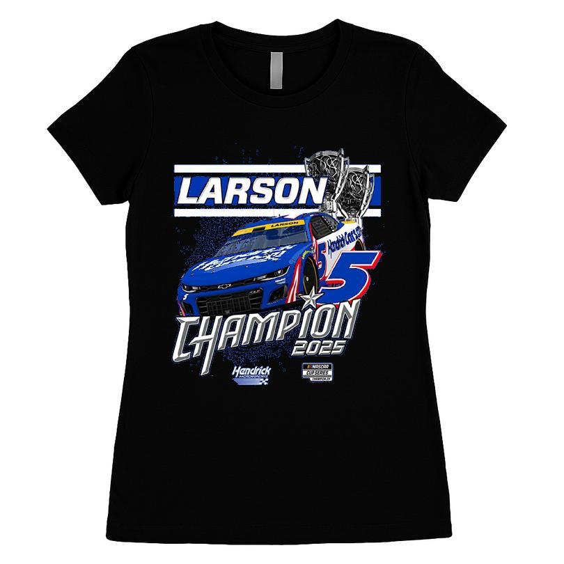 Kyle Larson Hendrick Motorsports Team 2025 Nascar Cup Series Champion T-shirt