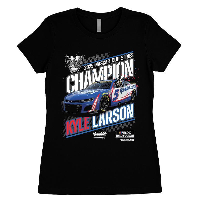 Kyle Larson 2025 Nascar Cup Series Champion Official T-shirt