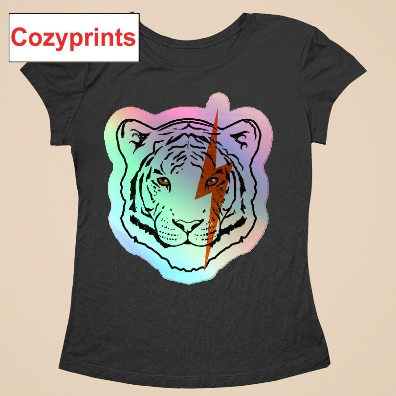 Lightning Tiger Holographic T-Shirt