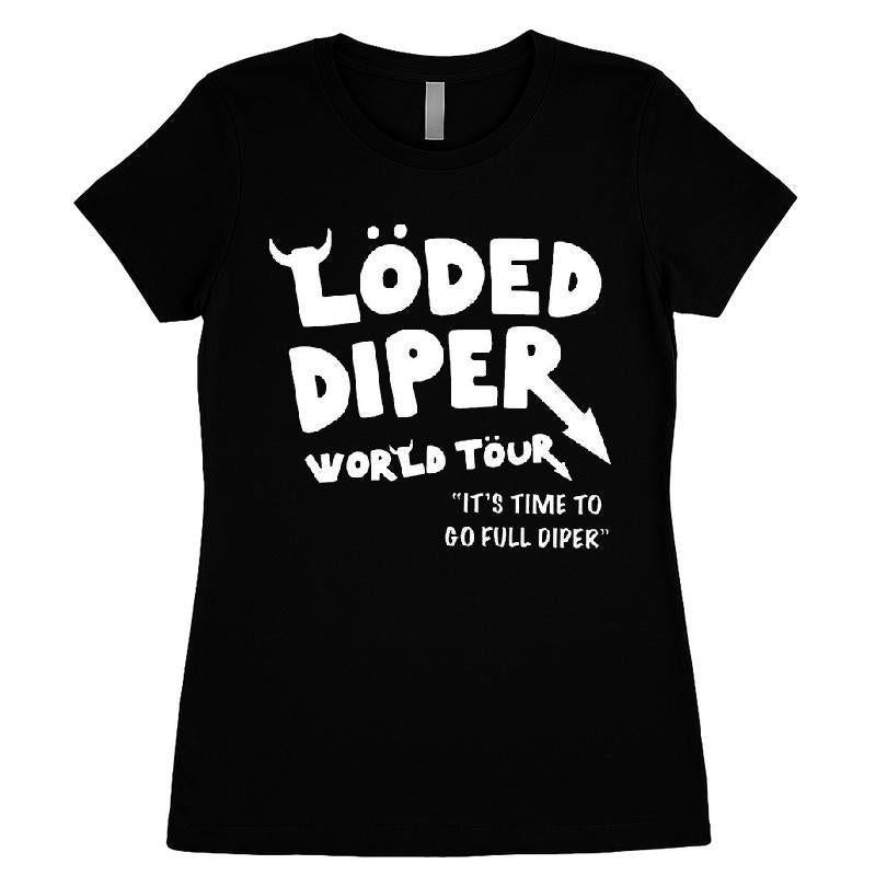 Loded Diper World Tour It's Time To Go Full Diper T-shirt