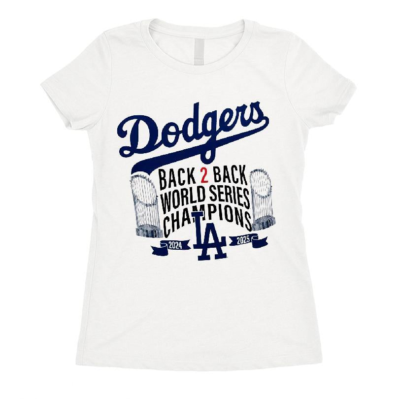 Los Angeles Dodgers Starter Back-to-back World Series Champions Prime Time T-shirt