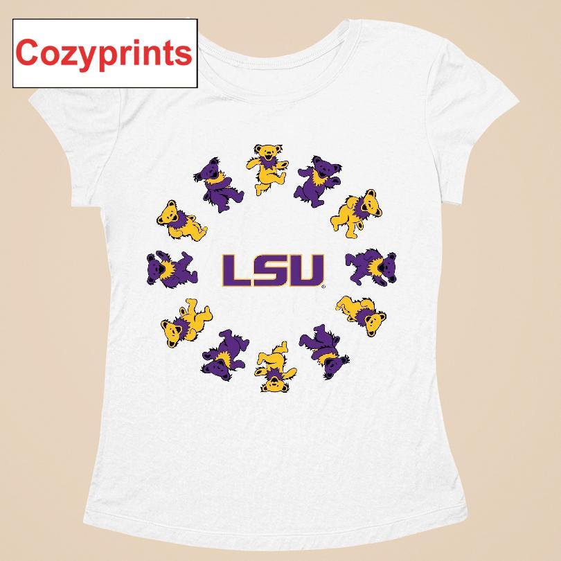 Lsu X Grateful Dead Circle Bears T-shirt