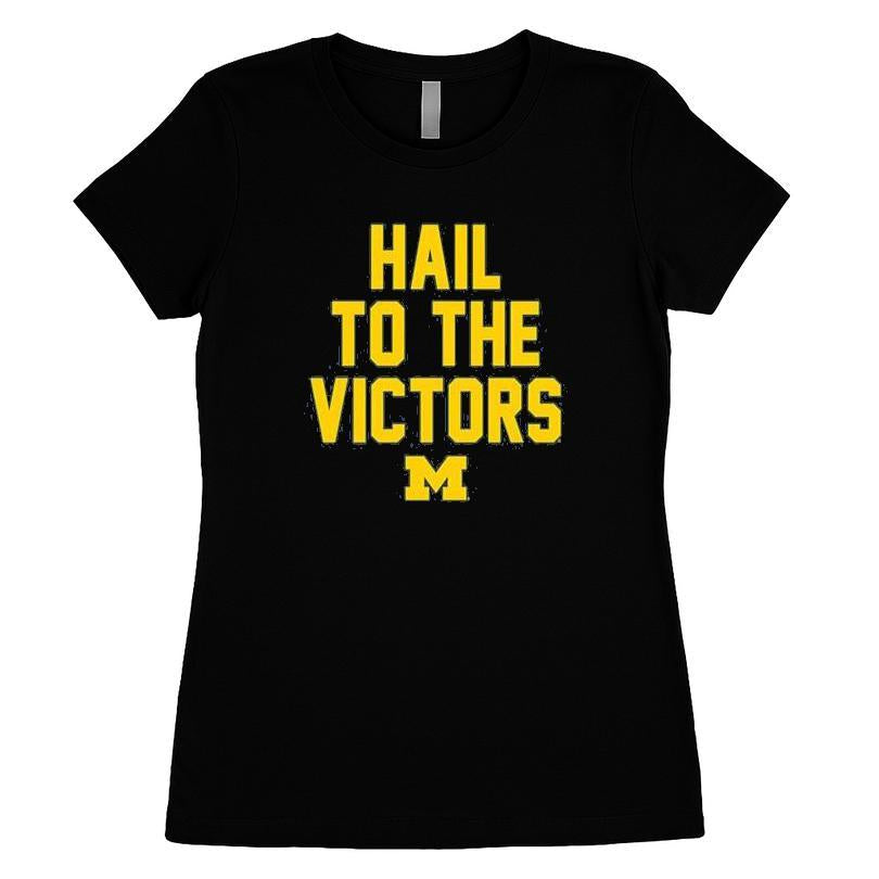 Michigan Wolverines Hail To The Victors T-shirt