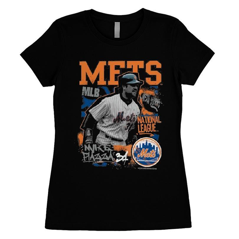 Mike Piazza Black New York Mets National League Mlb Shirt