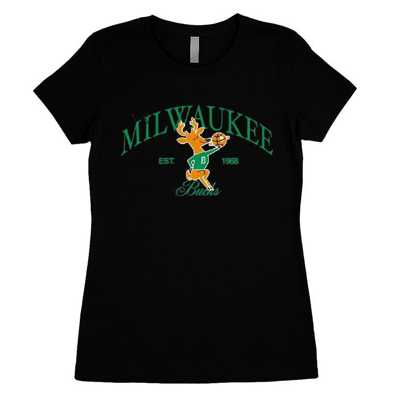 Milwaukee Bucks 1968-1992 Hardwood T-shirt