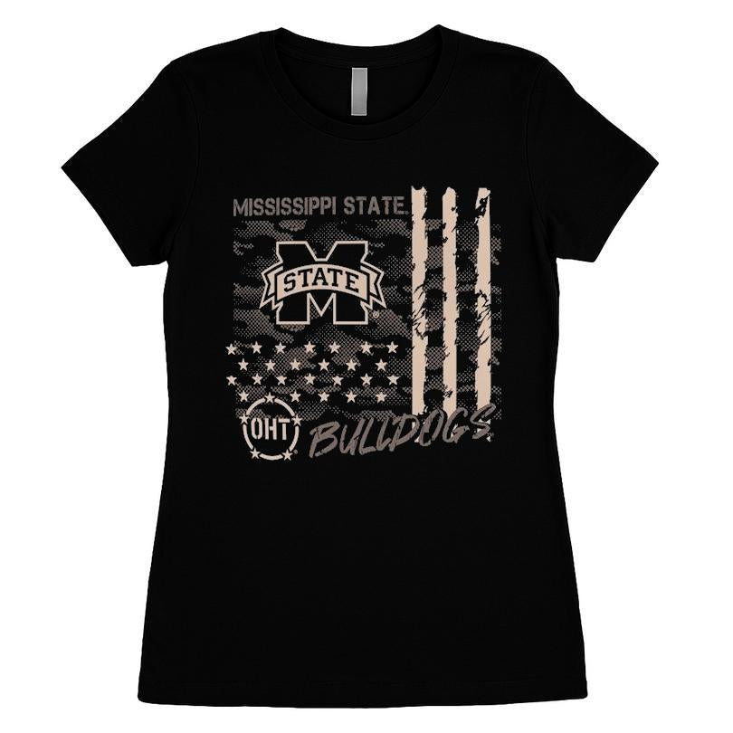 Mississippi State Bulldogs Oht Camo Overlay T-shirt