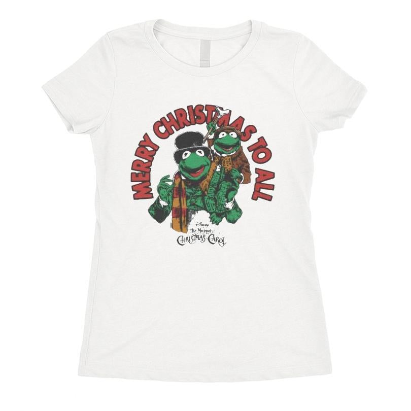 Muppets Merry Christmas To All Disney The Muppet Christmas Carol T-shirt