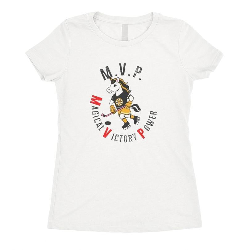 New York Rangers Girls Youth Mvp Unicorn Hockey T-shirt