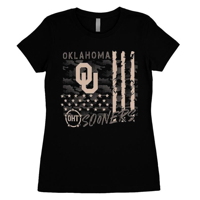 Oklahoma Sooners OHT Camo Overlay T-shirt