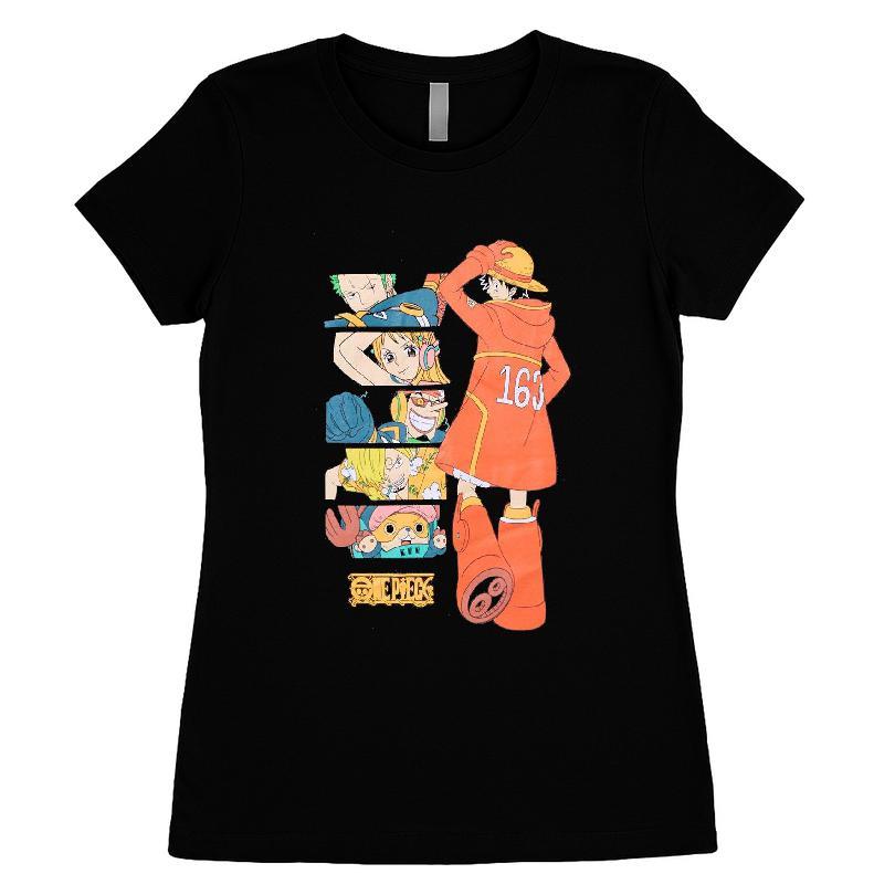 One Piece Luffy & Crew Egghead Panel T-shirt