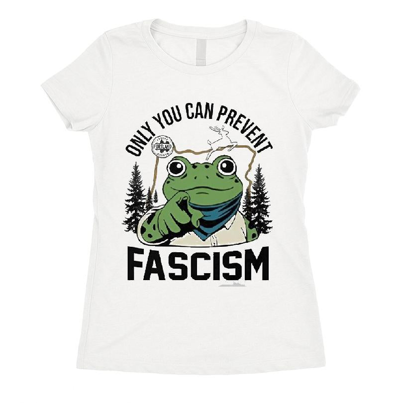 Only You Can Prevent Fascism Portland Frog Protest T-shirt
