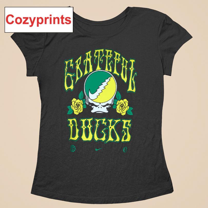 Oregon Grateful Ducks Roses T-shirt
