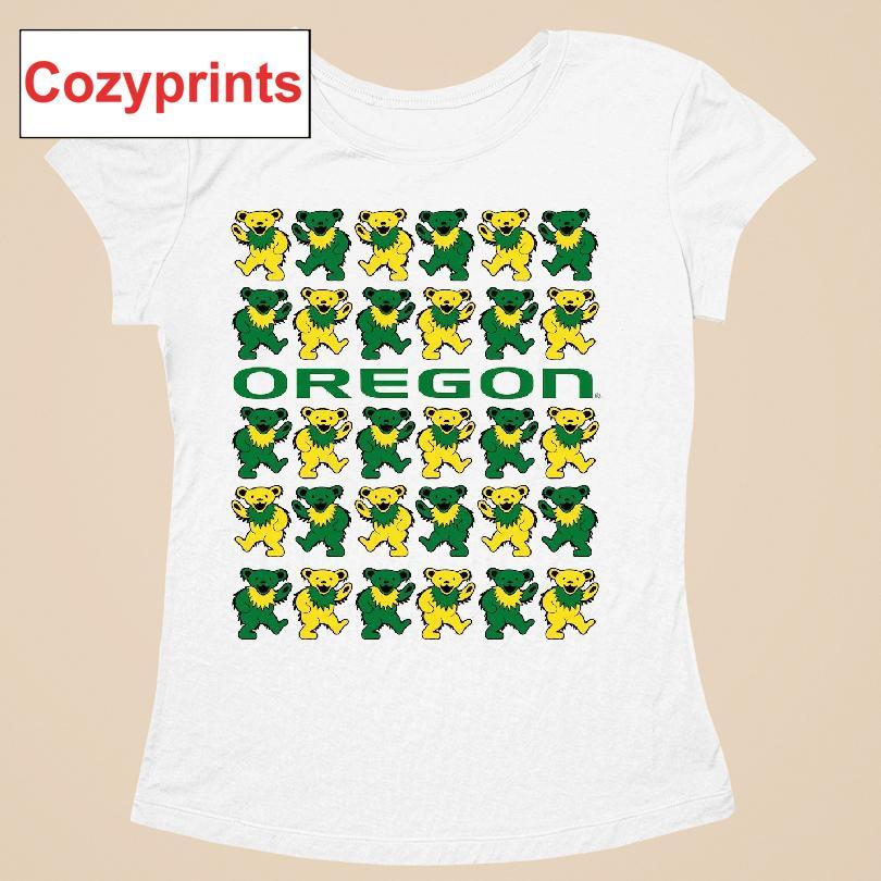 Oregon X Grateful Dead Stacked Bears T-shirt