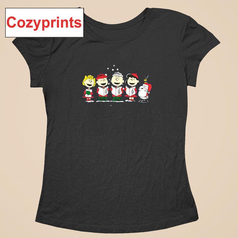Peanuts Christmas Caroling T-shirt