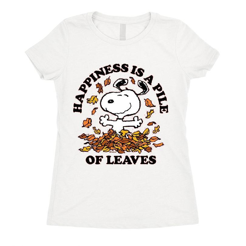 Peanuts - Happiness Is A Pile Of Leaves T-shirt