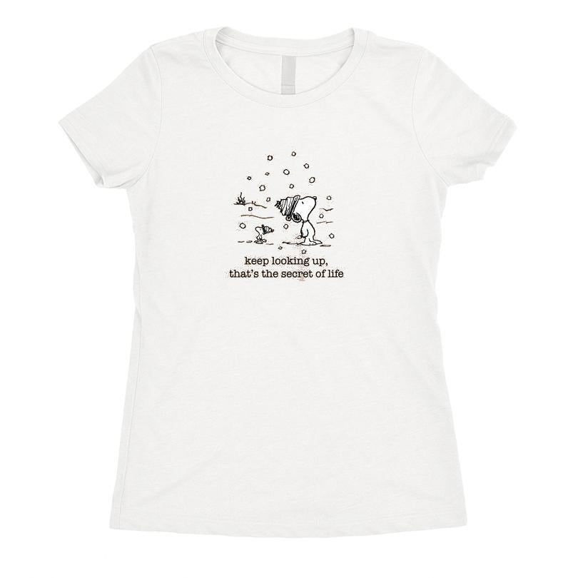 Peanuts Keep Looking Up, That's The Secret Of Life T-shirt