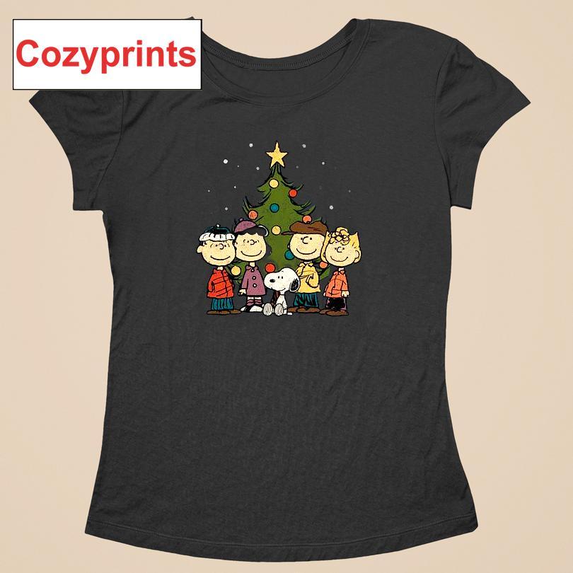 Peanuts Snoopy And Friends Christmas Tree T-shirt