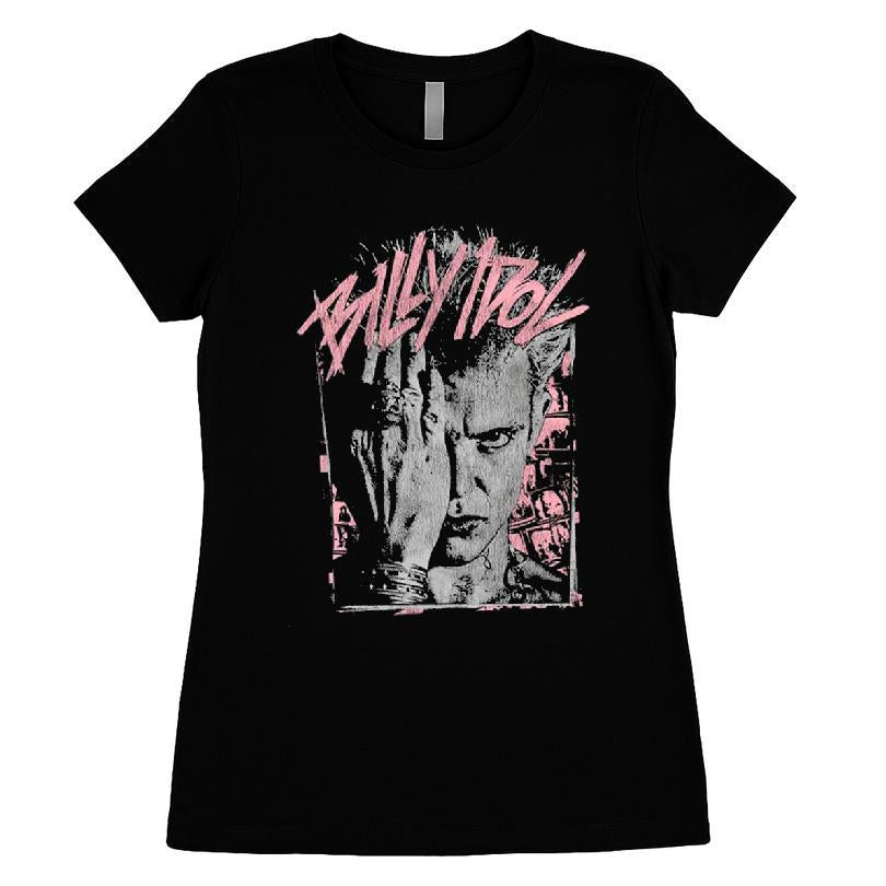 Pink Scratch Billy 2025 Tour Black T-shirt