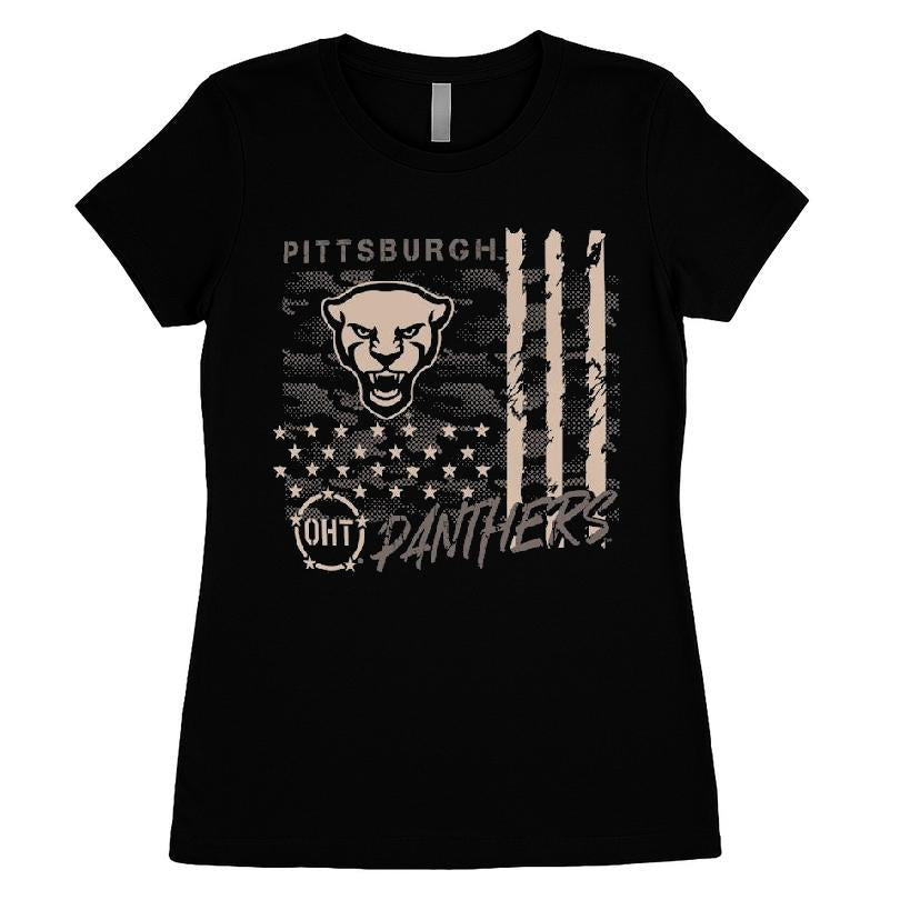 Pitt Panthers OHT Camo Overlay T-shirt
